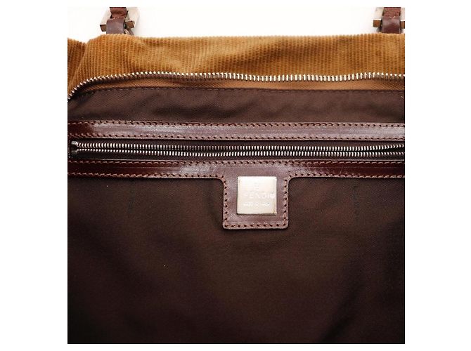 Fendi Zucca Cord Tote Bag Braun - Ansicht 9