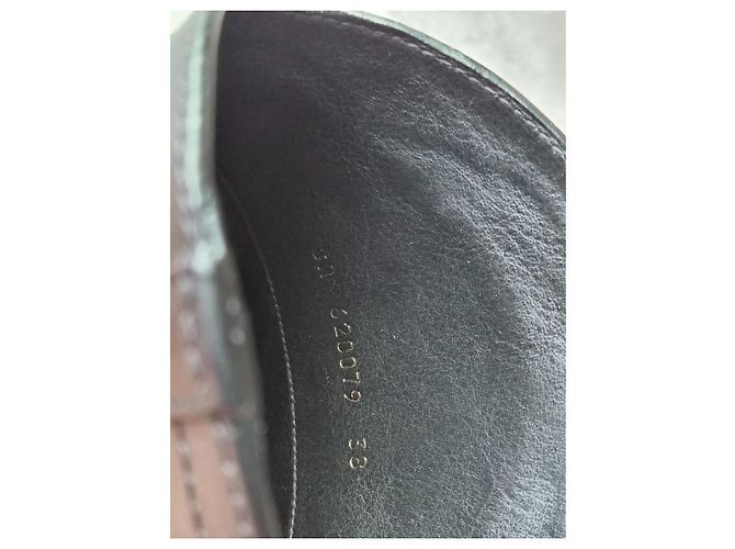 Autre Marque Saint Laurent Kate Lederstiefeletten Schwarz - Ansicht 12