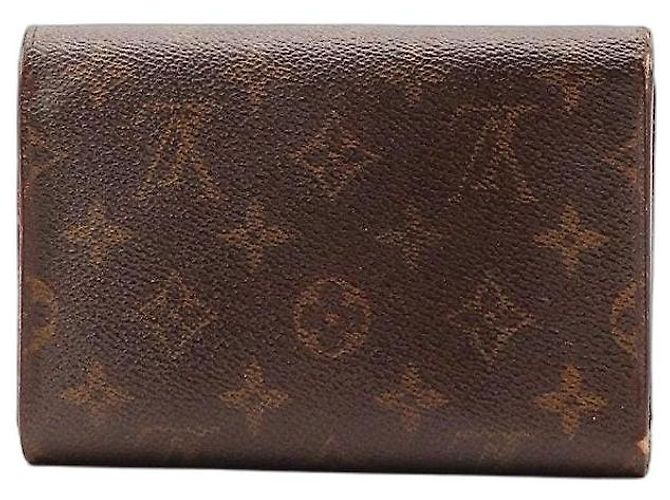 Cartera tri-fold Louis Vuitton Monogram Canvas Castaño - vista 2