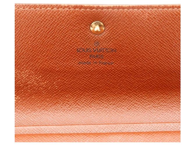 Cartera tri-fold Louis Vuitton Monogram Canvas Castaño - vista 6