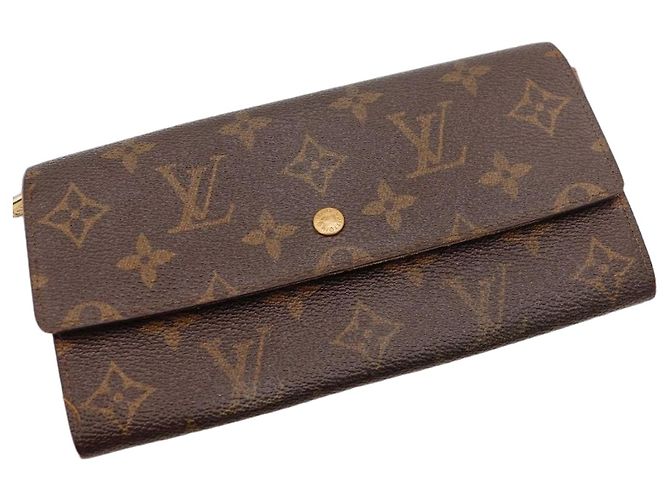 Cartera larga Louis Vuitton Monogram Canvas Castaño Monograma - vista 2