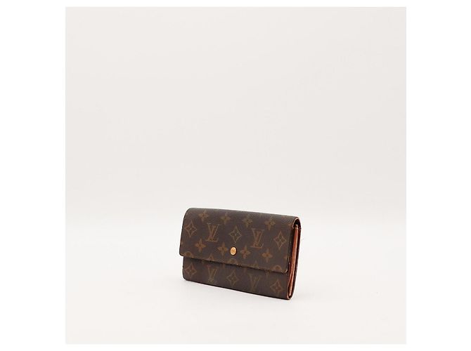 Cartera larga Louis Vuitton Monogram Canvas Castaño Monograma - vista 3