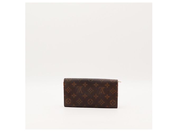 Cartera larga Louis Vuitton Monogram Canvas Castaño Monograma - vista 4