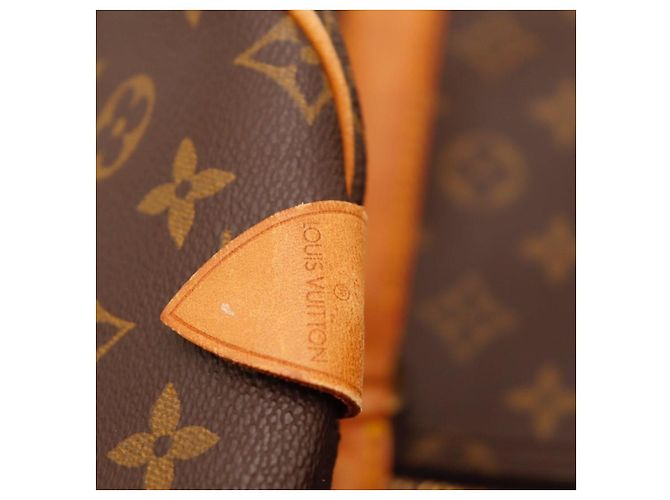Mala de viagem Louis Vuitton Keepall 55 Monogram Canvas Marrom Monograma - vista 10