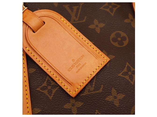 Mala de viagem Louis Vuitton Keepall 55 Monogram Canvas Marrom Monograma - vista 12