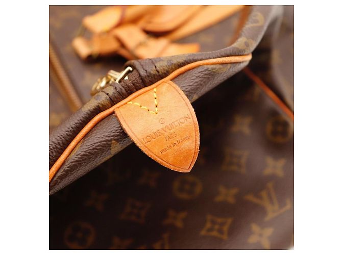 Mala de viagem Louis Vuitton Keepall 55 Monogram Canvas Marrom Monograma - vista 16