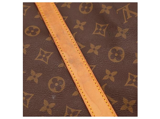 Mala de viagem Louis Vuitton Keepall 55 Monogram Canvas Marrom Monograma - vista 19
