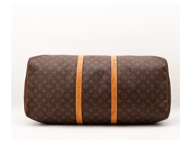 Mala de viagem Louis Vuitton Keepall 55 Monogram Canvas Marrom Monograma - vista 5