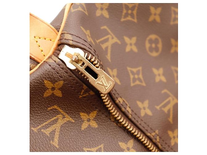 Mala de viagem Louis Vuitton Keepall 55 Monogram Canvas Marrom Monograma - vista 8