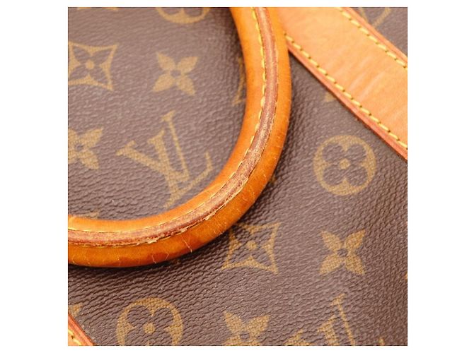 Mala de viagem Louis Vuitton Keepall 55 Monogram Canvas Marrom Monograma - vista 10