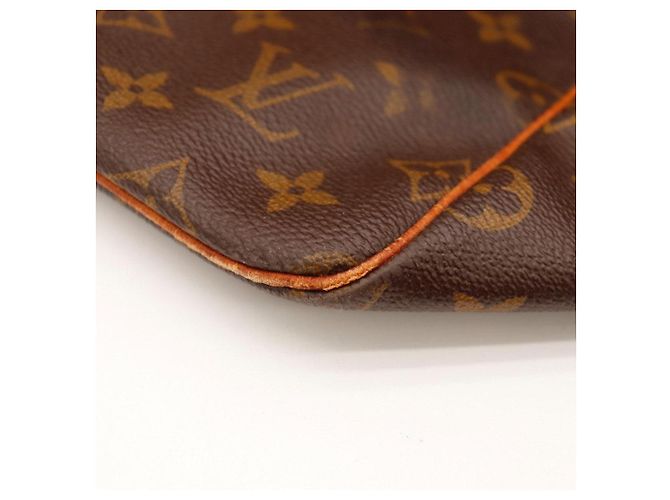 Mala de viagem Louis Vuitton Keepall 55 Monogram Canvas Marrom Monograma - vista 11