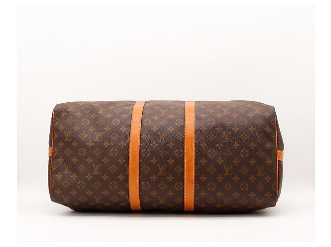 Mala de viagem Louis Vuitton Keepall 55 Monogram Canvas Marrom Monograma - vista 5