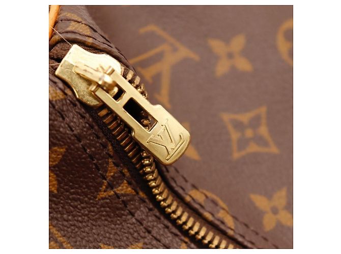 Mala de viagem Louis Vuitton Keepall 55 Monogram Canvas Marrom Monograma - vista 8