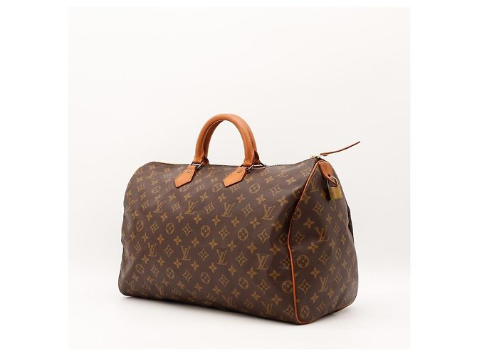 Louis Vuitton Speedy 35 Monogram Canvas Marrone - vista 2