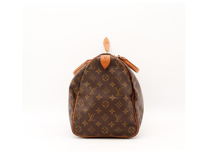 Louis Vuitton Speedy 35 Monogram Canvas Marrone - vista 5