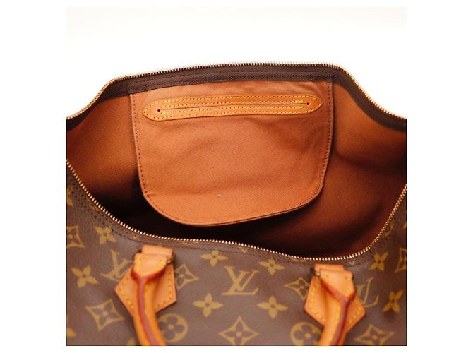 Louis Vuitton Speedy 35 Monogram Canvas Marrone - vista 7