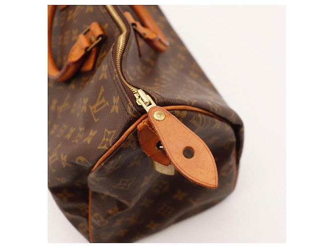 Louis Vuitton Speedy 35 Monogram Canvas Marrone - vista 9