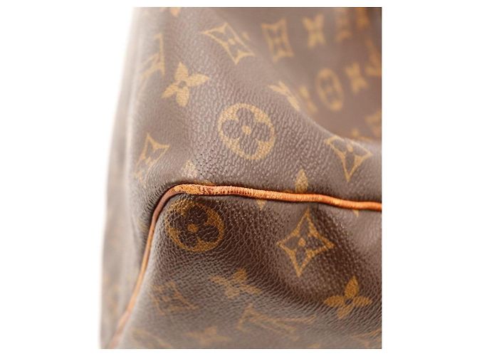 Borsa Louis Vuitton Speedy 30 Monogram Canvas Marrone Monogramma - vista 14