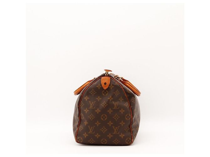 Borsa Louis Vuitton Speedy 30 Monogram Canvas Marrone Monogramma - vista 3