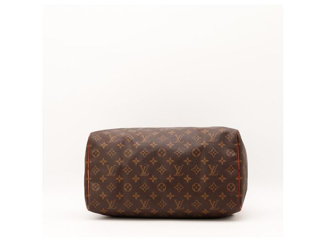 Borsa Louis Vuitton Speedy 30 Monogram Canvas Marrone Monogramma - vista 6