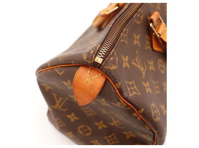 Borsa a mano Louis Vuitton Speedy 30 Monogram Canvas Marrone Monogramma - vista 11