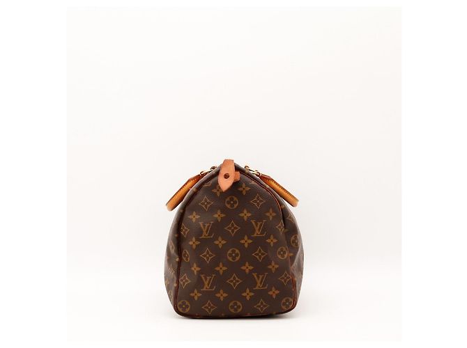 Borsa a mano Louis Vuitton Speedy 30 Monogram Canvas Marrone Monogramma - vista 3