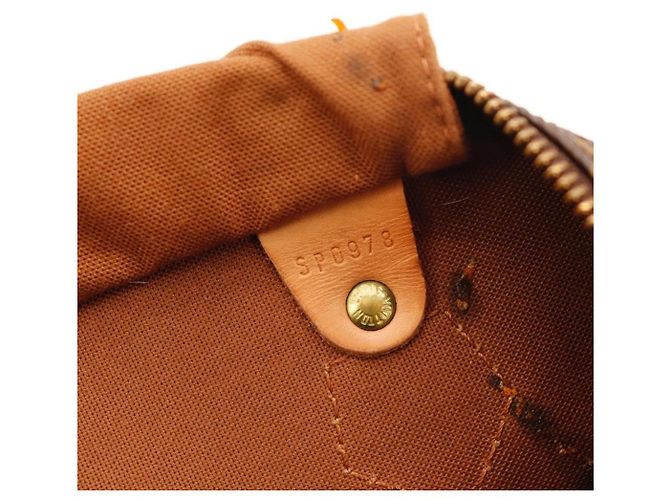 Borsa a mano Louis Vuitton Speedy 30 Monogram Canvas Marrone Monogramma - vista 8