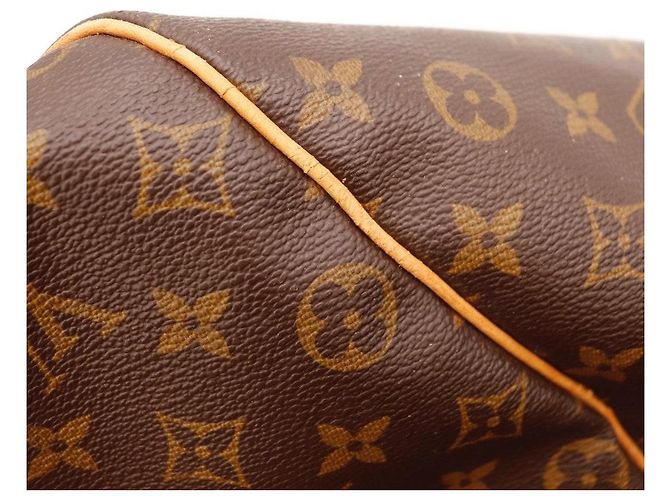Mala de Viagem Louis Vuitton Keepall 55 Monogram Canvas Marrom Monograma - vista 10
