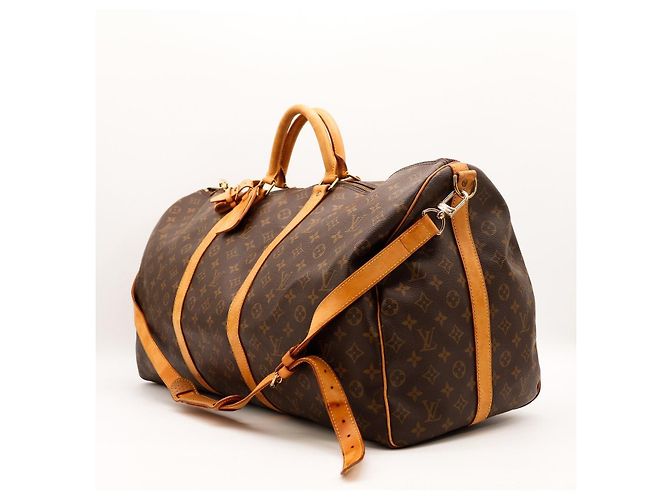 Mala de Viagem Louis Vuitton Keepall 55 Monogram Canvas Marrom Monograma - vista 2