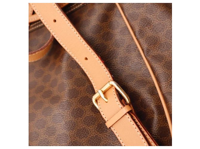 Céline Sac à dos Celine Triomphe Canvas Marron - vue 10