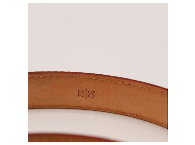 Cintura Louis Vuitton Monogram Multicolore Bianco D'oro - vista 3