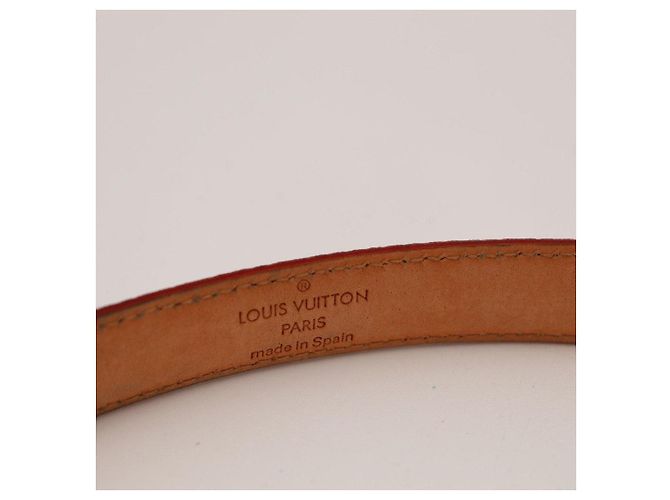 Cintura Louis Vuitton Monogram Multicolore Bianco D'oro - vista 4