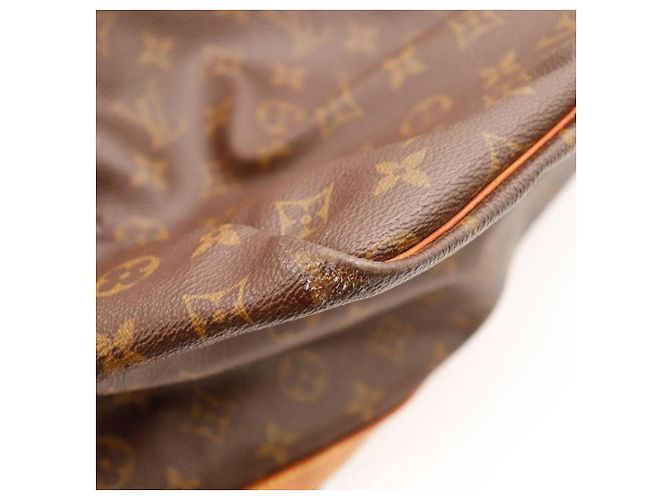 Mala de viagem Louis Vuitton Keepall 55 Monogram Canvas Marrom Monograma - vista 10