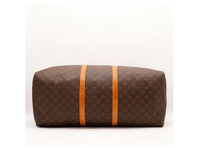 Mala de viagem Louis Vuitton Keepall 55 Monogram Canvas Marrom Monograma - vista 5