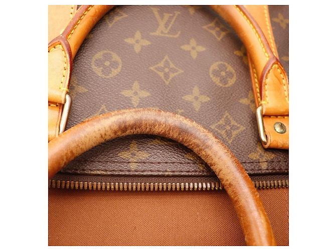 Mala de viagem Louis Vuitton Keepall 55 Monogram Canvas Marrom Monograma - vista 7