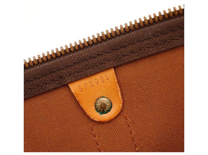 Mala de viagem Louis Vuitton Keepall 55 Monogram Canvas Marrom Monograma - vista 8