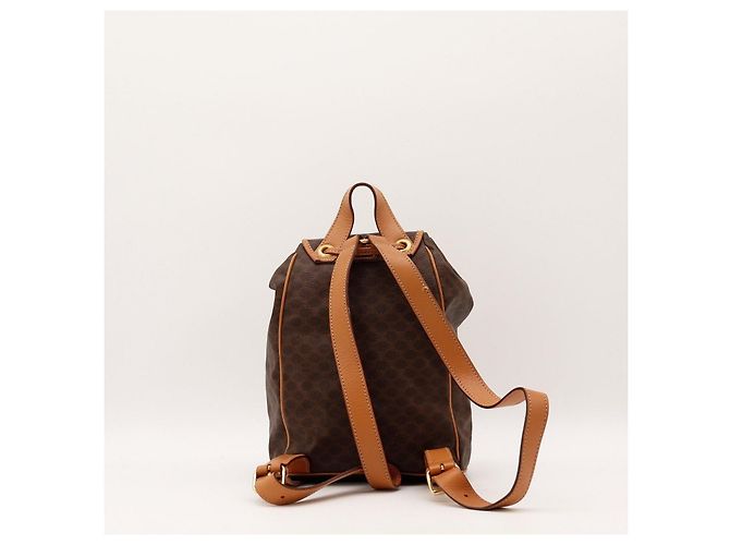 Céline Mochila Celine Triomphe Canvas Marrom - vista 3