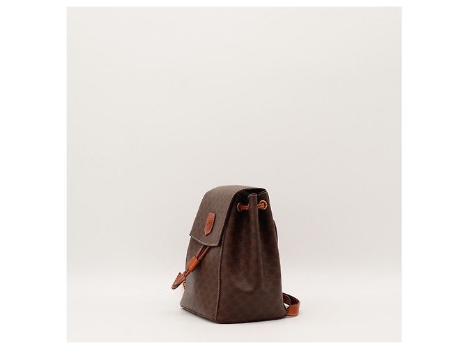 Céline Mini mochila Celine Triomphe Canvas Marrom - vista 2