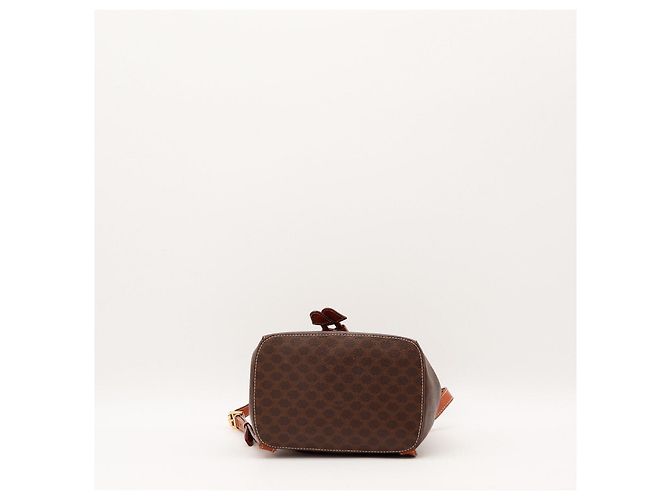 Céline Mini mochila Celine Triomphe Canvas Marrom - vista 5
