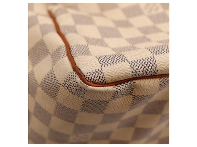 Borsa a mano Louis Vuitton Speedy 30 Damier Azur Canvas Blu Beige - vista 14