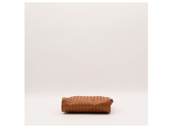 Borsa a tracolla Bottega Veneta in pelle Intrecciato Marrone - vista 5