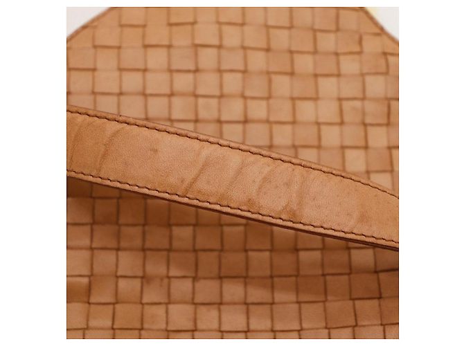 Borsa a tracolla Bottega Veneta in pelle Intrecciato Marrone - vista 9