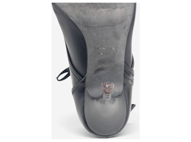Botines de tacón con cremallera Balmain by Decarnin x Giuseppe Zanotti 2010s Negro - vista 8