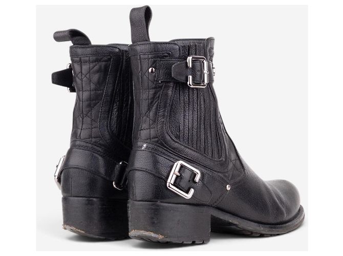 Autre Marque Botines Biker Moto Dior by Galliano años 2000 Negro - vista 2