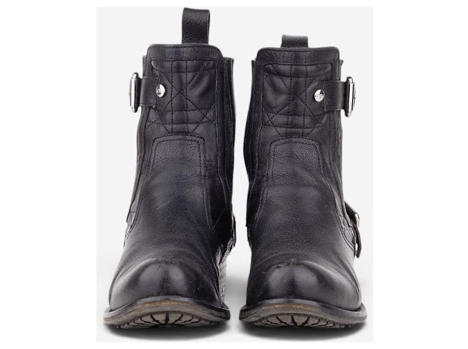 Autre Marque Botines Biker Moto Dior by Galliano años 2000 Negro - vista 5