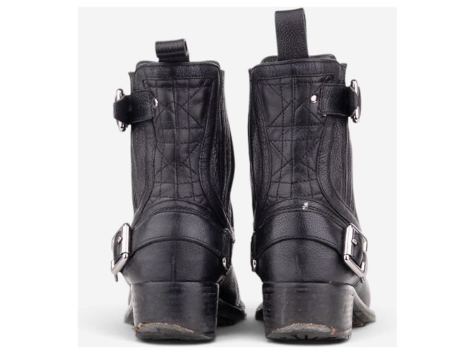 Autre Marque Botines Biker Moto Dior by Galliano años 2000 Negro - vista 6