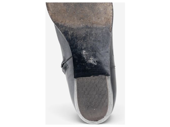 Autre Marque Saint Laurent by Anthony Vaccarello SS17 Python Western Cowboy Ankle Boots Black - view 8