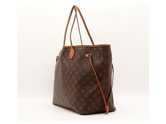 Bolso Tote Louis Vuitton Monogram Neverfull MM Castaño Monograma - vista 2
