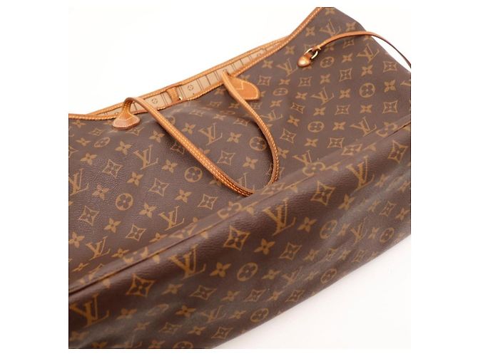 Bolso Tote Louis Vuitton Monogram Neverfull MM Castaño Monograma - vista 6