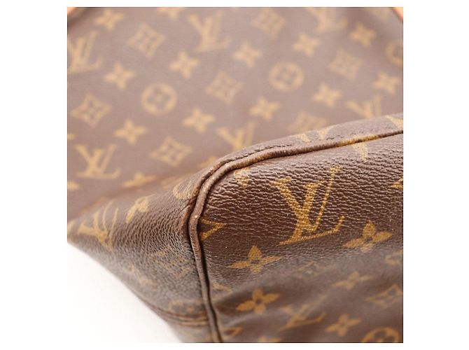 Bolso Tote Louis Vuitton Monogram Neverfull MM Castaño Monograma - vista 9